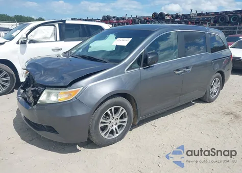 2011 Honda Odyssey Ex-L from USA, damaged, VIN 5FNRL5H66BB036428